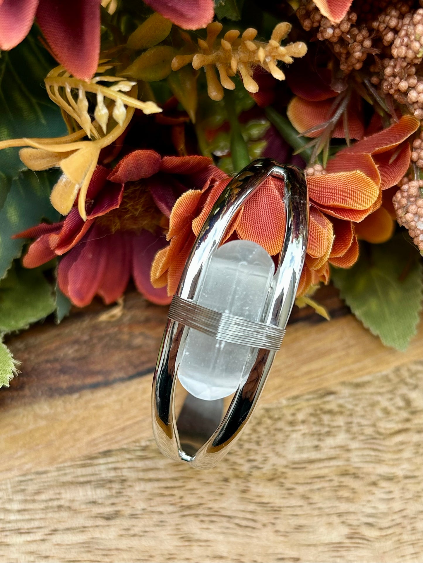 Bracelet Sélénite – Acier Brossé Argenté (Petite Taille)