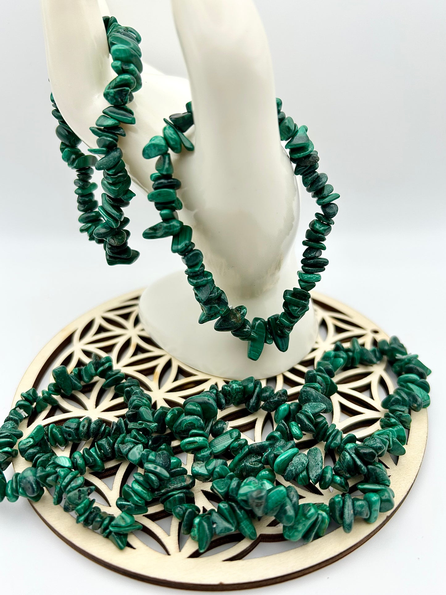 Bracelet Baroque en Malachite – Origine Congo - Qualité A