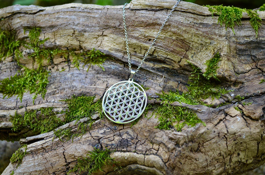 ✨Collier Fleur de Vie – Harmonie & Équilibre – Acier Inoxydable✨