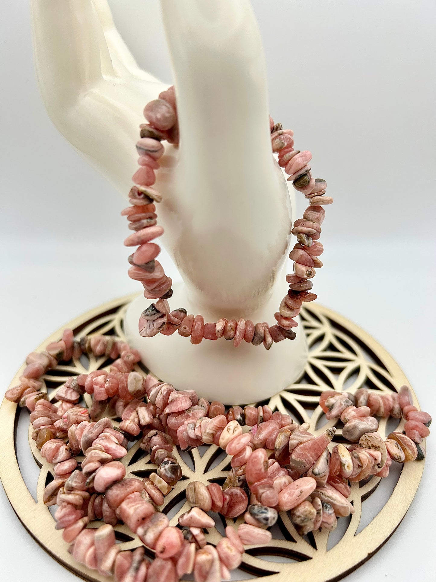 Bracelet Baroque en Rhodochrosite – Origine Argentine - Qualité A