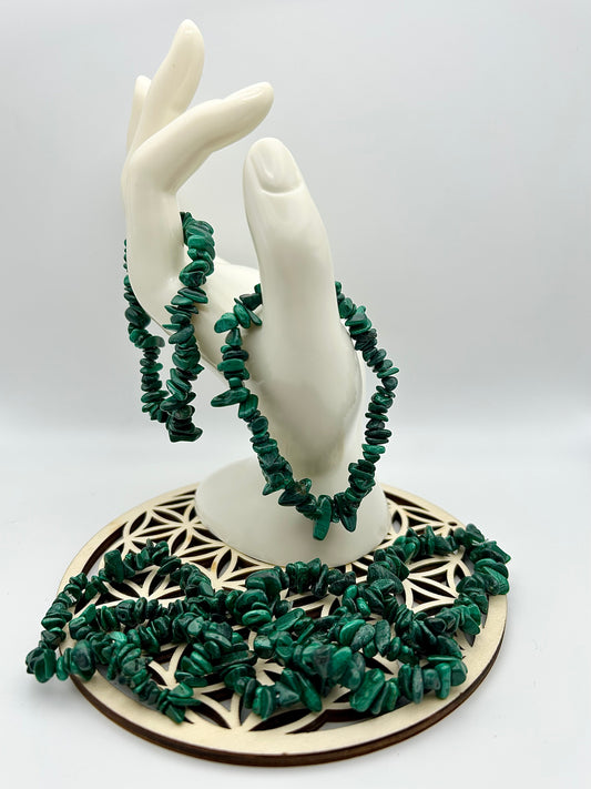 Bracelet Baroque en Malachite – Origine Congo - Qualité A