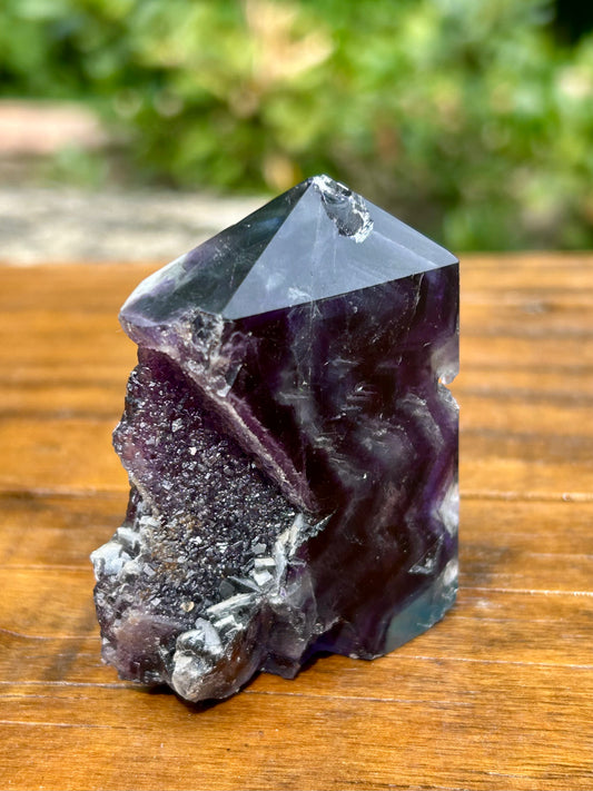 Pointe de Fluorine Rainbow semi-polie