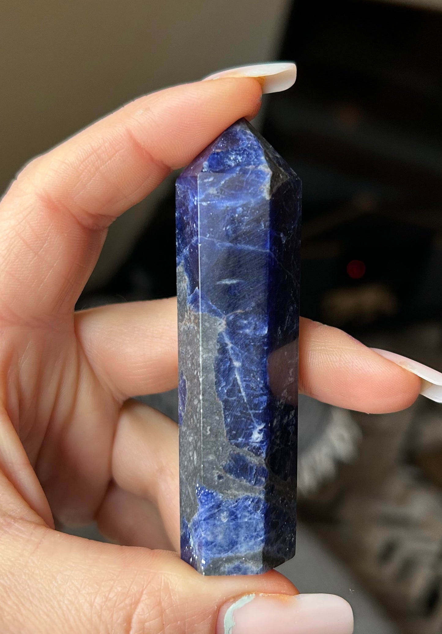 Pointe en Sodalite de Namibie