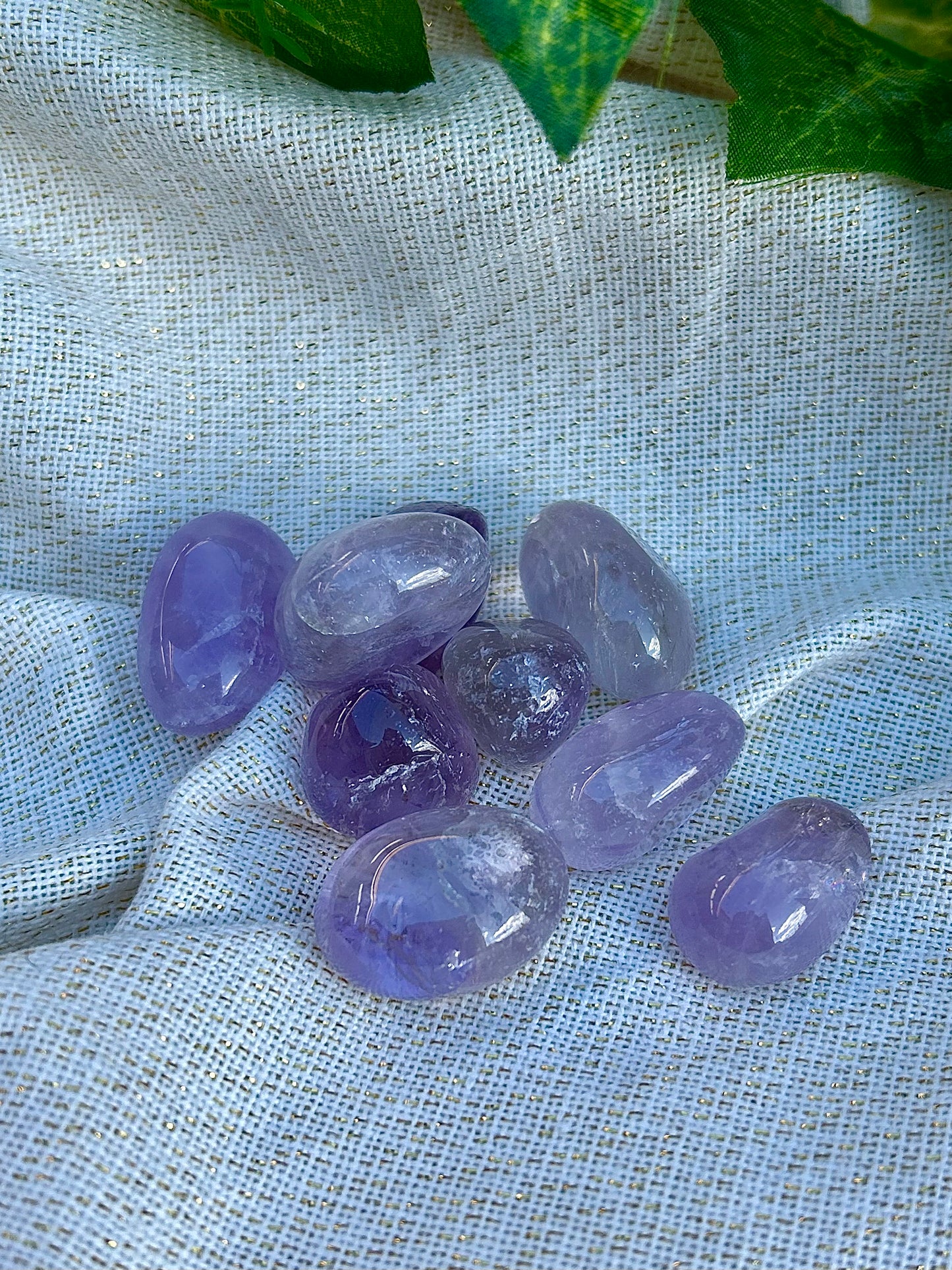 Pierre Roulée Améthyste Naturelle – Environ 2 cm